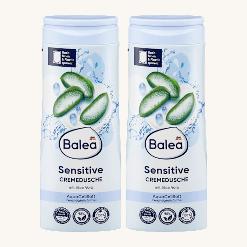 20× Balea Crèmedouche Sensitive, 300 ml — XL-bundel