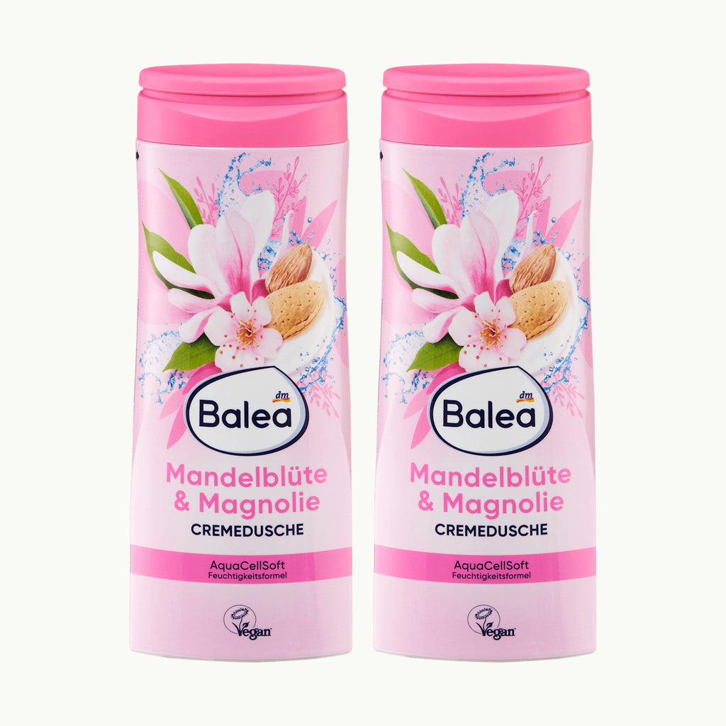 Balea Crèmedouche Amandelbloesem en Magnolia 2x 300 ml