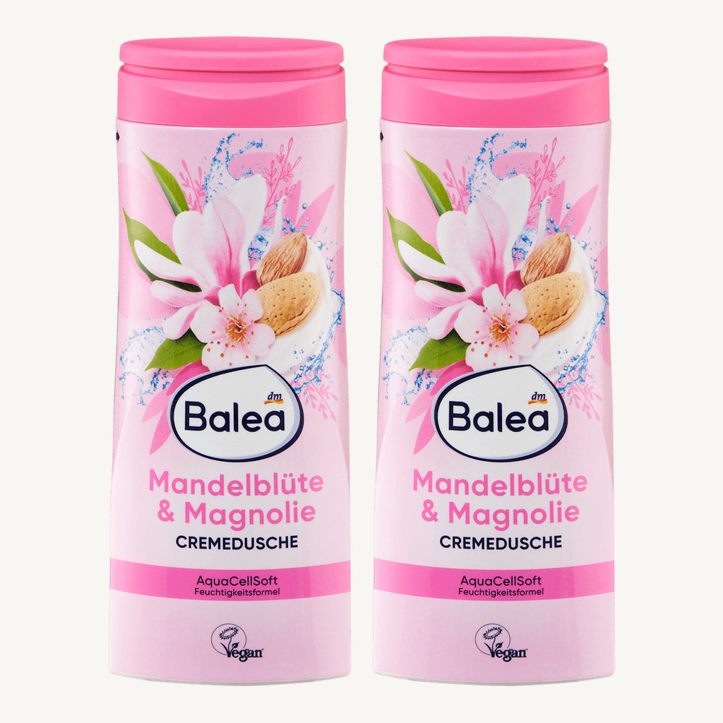 Balea Crèmedouche Amandelbloesem en Magnolia 2x 300 ml
