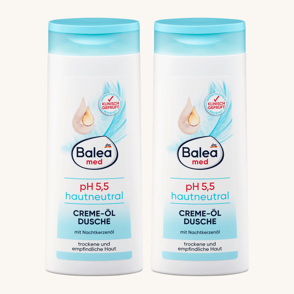 Balea med douchegel pH 5,5 huidneutraal crème-olie 2x 300 ml