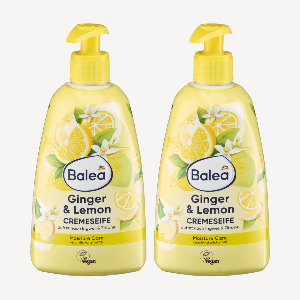 Balea Crèmezeep Ginger en Lemon 2x 500 ml