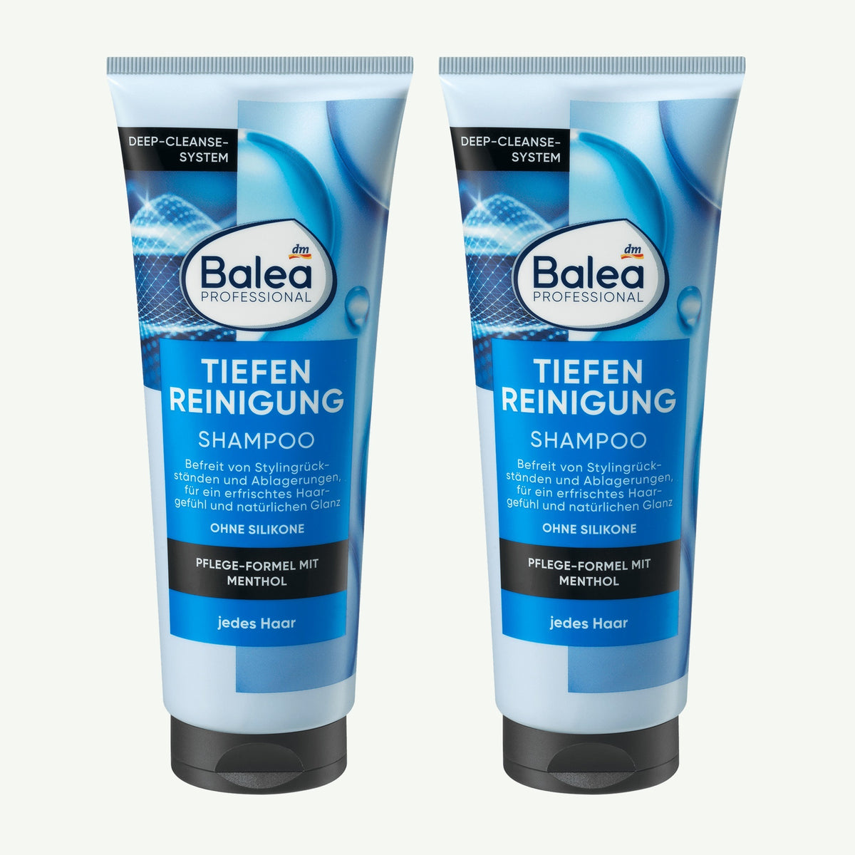 Balea Professional shampoo Dieptereiniging 2x 250 ml