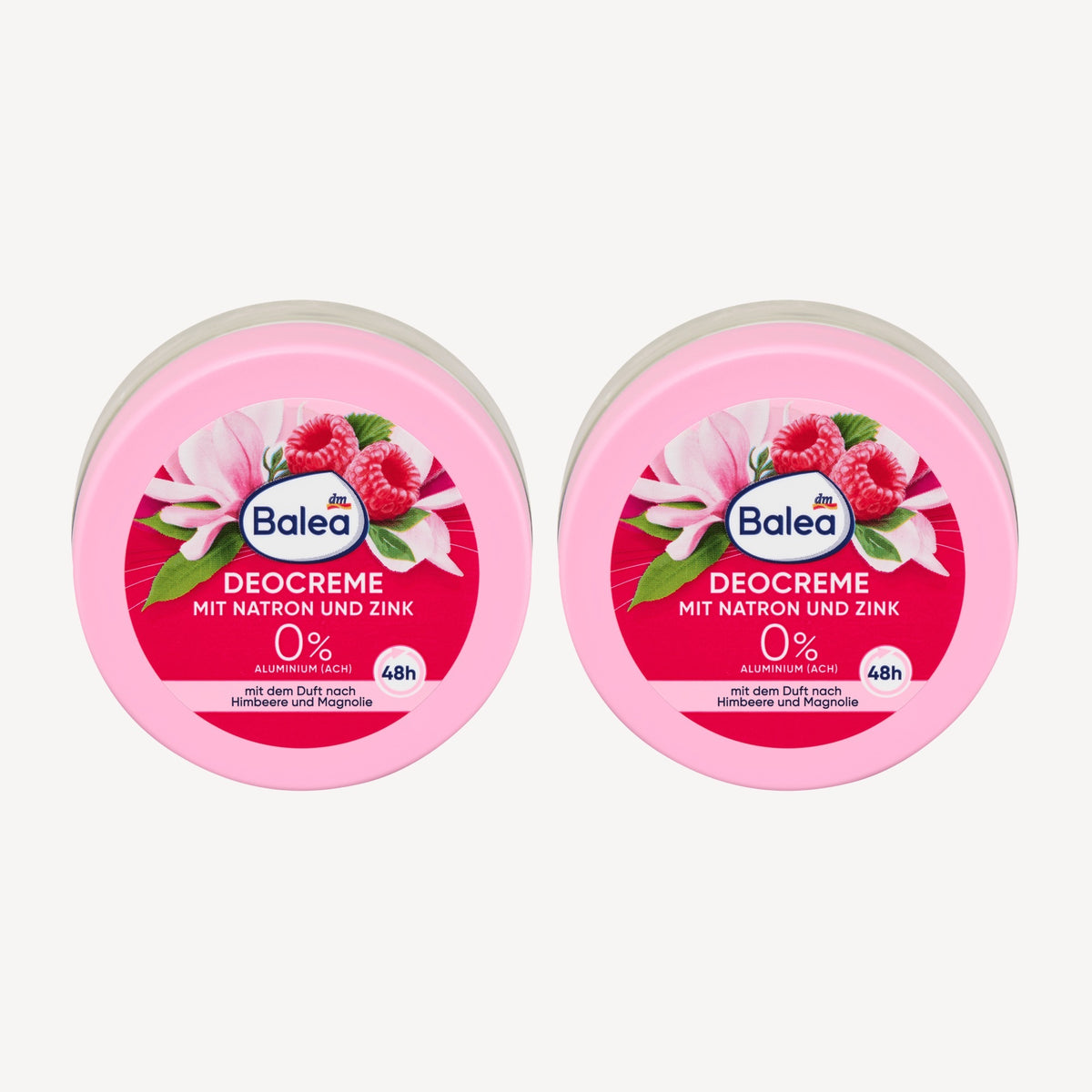 Balea deodorantcrème met Natron en Zink 2x 50 ml