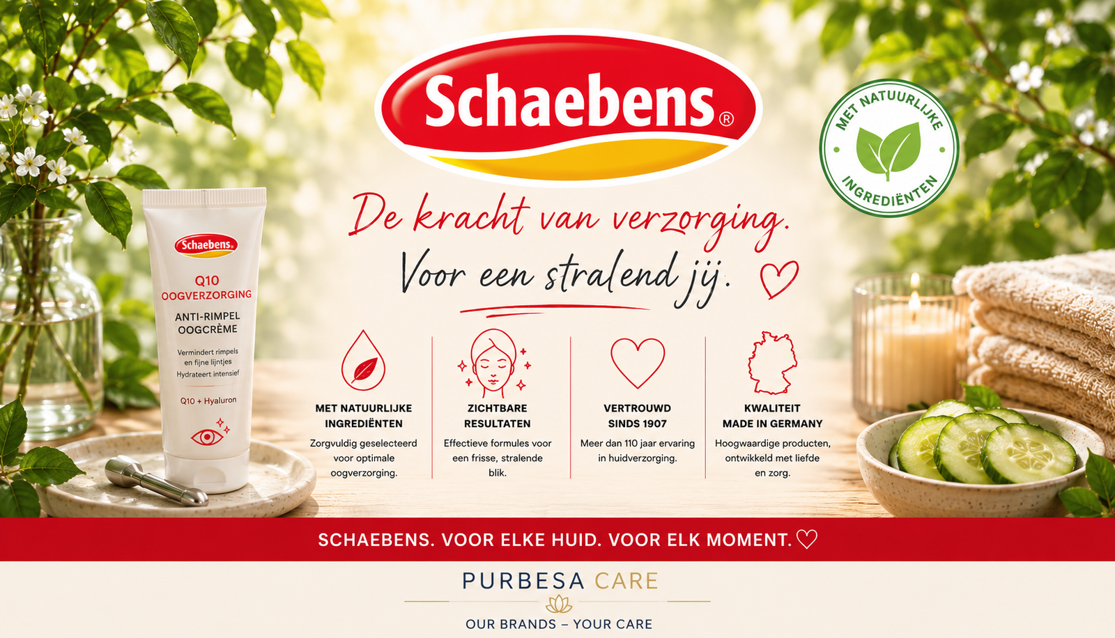 Schaebens gezichtsmaskers en huidverzorging bij Purbesa Care