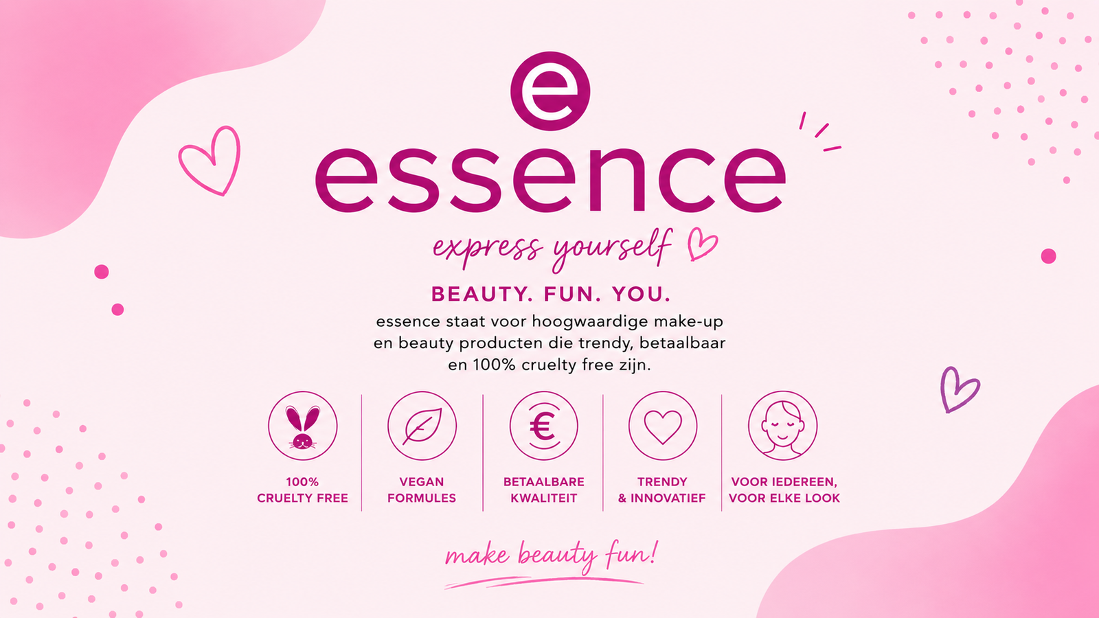 Essence make-up en beauty producten bij Purbesa Care
