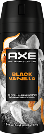 Axe Bodyspray Black Vanilla Orange en Sandalwood Scent