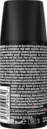 Axe Deospray Dark Temptation Reisegroesse – afbeelding 2