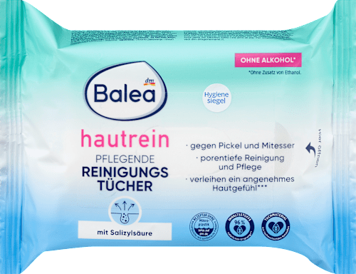 Balea Reinigingsdoekjes Hautrein Verzorgend, 25 stuks