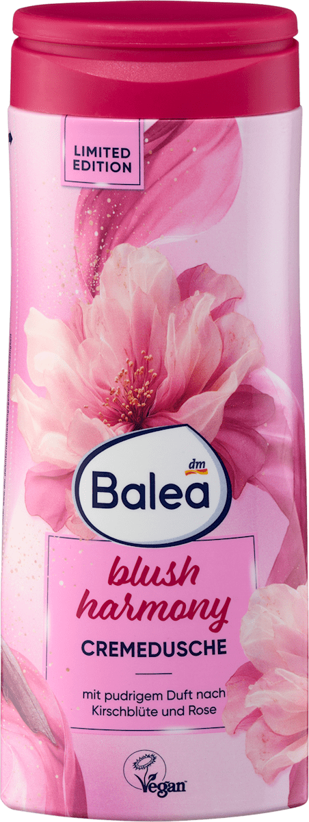 10× Balea Crèmedouche blush harmony, 300 ml — gezinsbundel