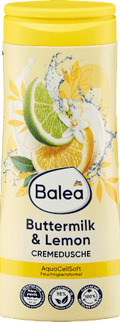 2× Balea Crèmedouche Buttermilk & Lemon, 300 ml — duo-bundel