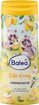 10× Balea Crèmedouche Cake it easy, 300 ml — gezinsbundel