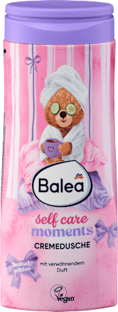 20× Balea Crèmedouche self care moments, 300 ml — XL-bundel