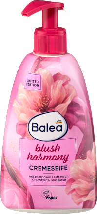 10× Balea Crèmezeep Blush Harmony — gezinsbundel