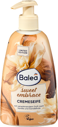 10× Balea Crèmezeep Sweet Embrace — gezinsbundel