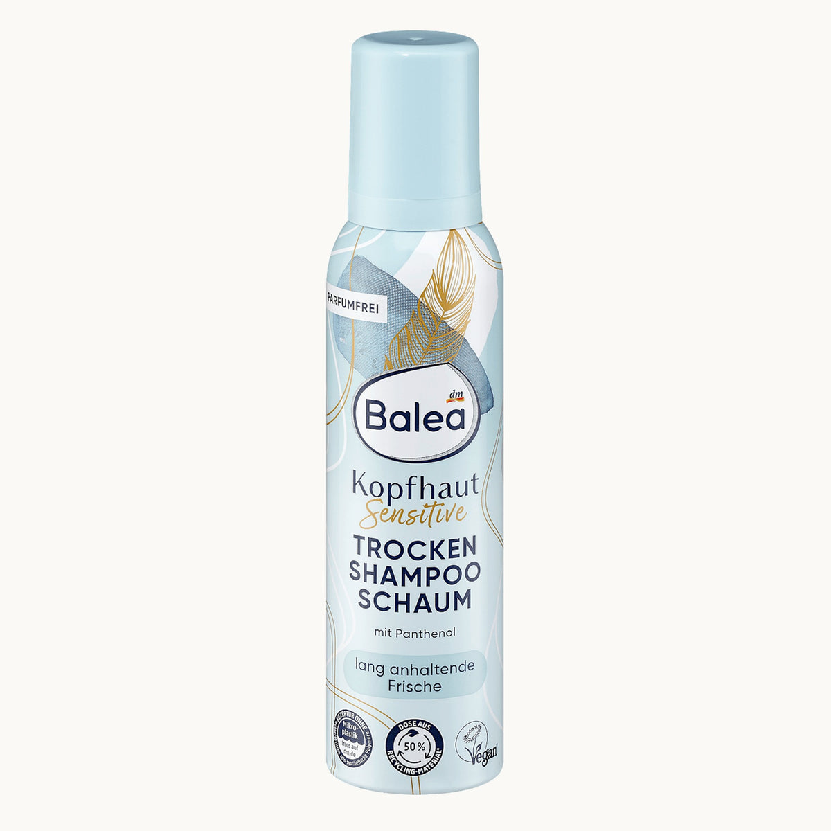 Balea droogshampoo schuim Sensitive voor hoofdhuid, 150 ml