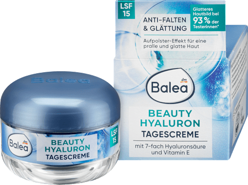 Balea Gezichtscrème Anti-Rimpel Beauty Hyaluron SPF 15, 50 ml