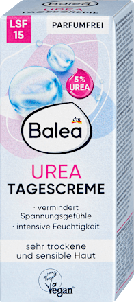 Balea Gezichtscrème Urea SPF 15 – afbeelding 2