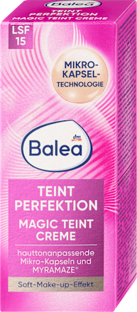 Balea Getinte dagcrème Teint Perfektion Magic Teint Crème SPF 15 – afbeelding 2