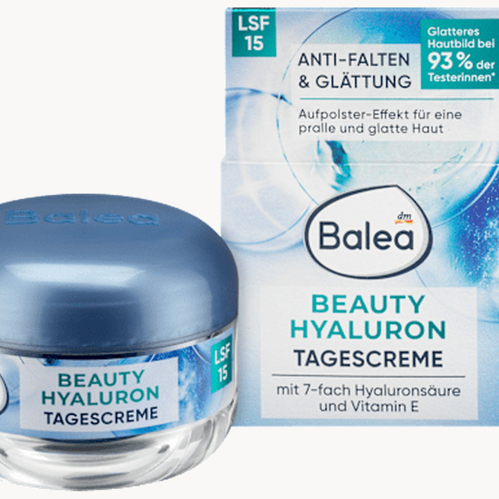 Balea Gezichtscrème Anti-Rimpel Beauty Hyaluron SPF 15, 50 ml