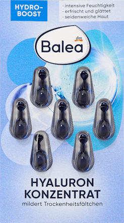 Balea Hyaluron Koncentraat, 7 stuks