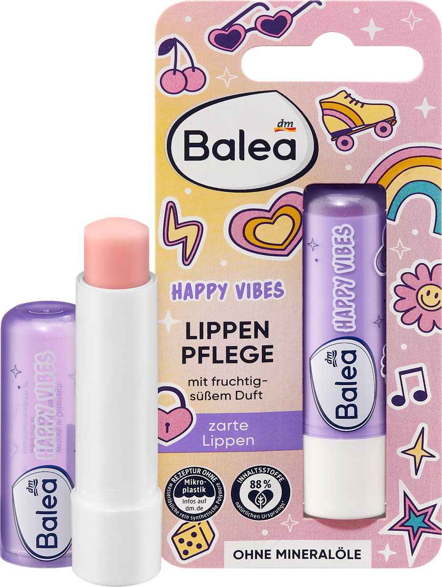 Balea Kids lippenbalsem Happy Vibes, 4,8 g