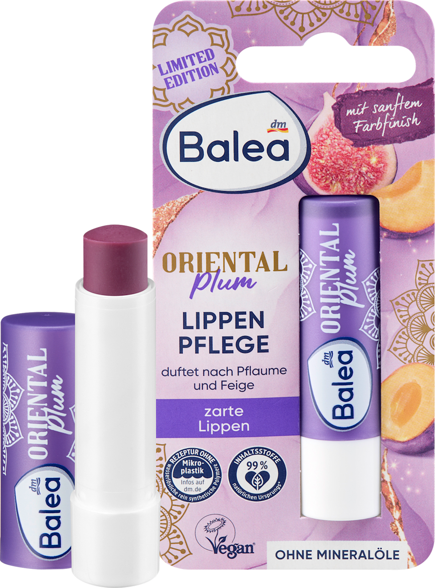 Balea lippenbalsem Oriental Plum, 4,8 g