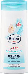 2× Balea med douchegel pH 5,5 huidneutraal crème-olie, 300 ml — duo-bundel