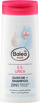 Balea Med douchegel en shampoo 5 Procent Urea 2in1