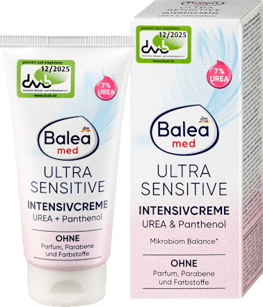 Balea Med Intensieve Crème Ultra Sensitive 7 % Urea Panthenol