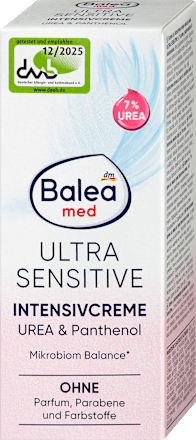 Balea Med Intensieve Crème Ultra Sensitive 7 % Urea Panthenol – afbeelding 2