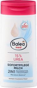 Balea Med Directe Verzorgingsmelk 15 Procent Urea 2in1