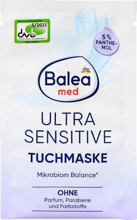 Balea Med sheetmasker Panthenol Ultra Gevoelige