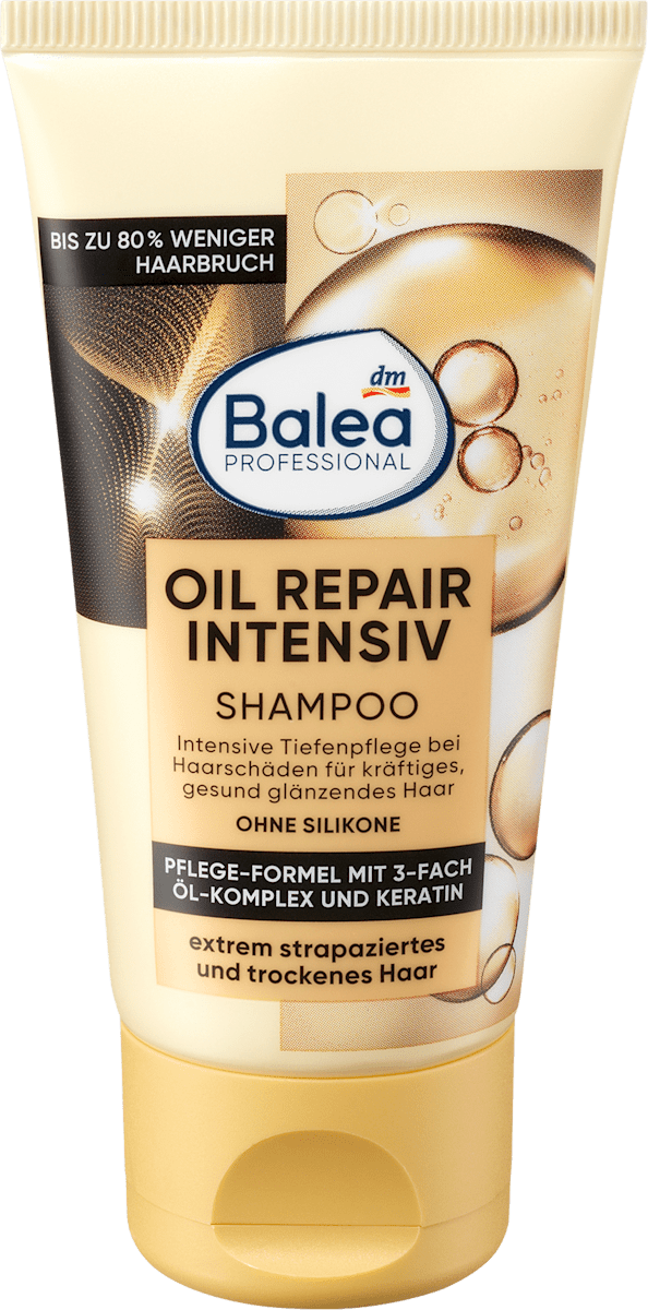 Balea Professional Shampoo Oil Repair Intensief reisformaat, 50 ml