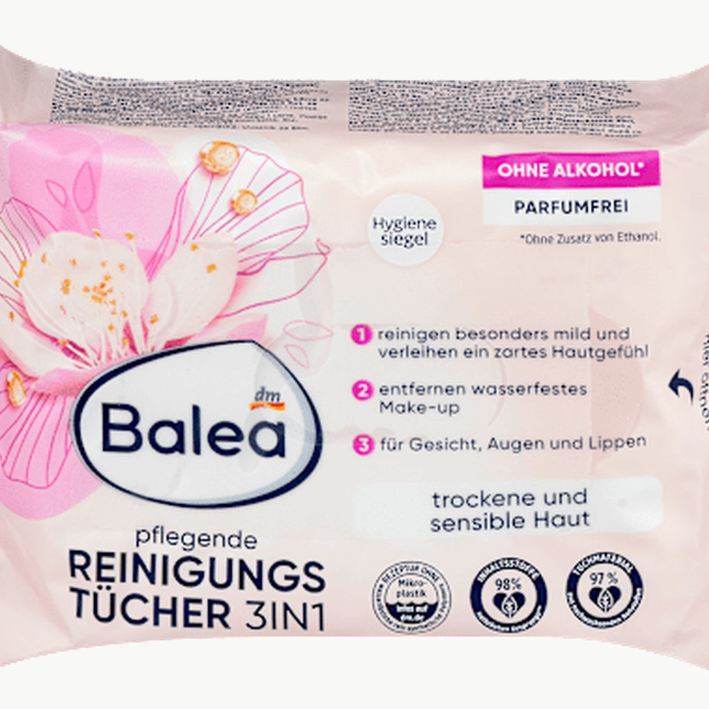 Balea Reinigingsdoekjes 3-in-1 Bol v2