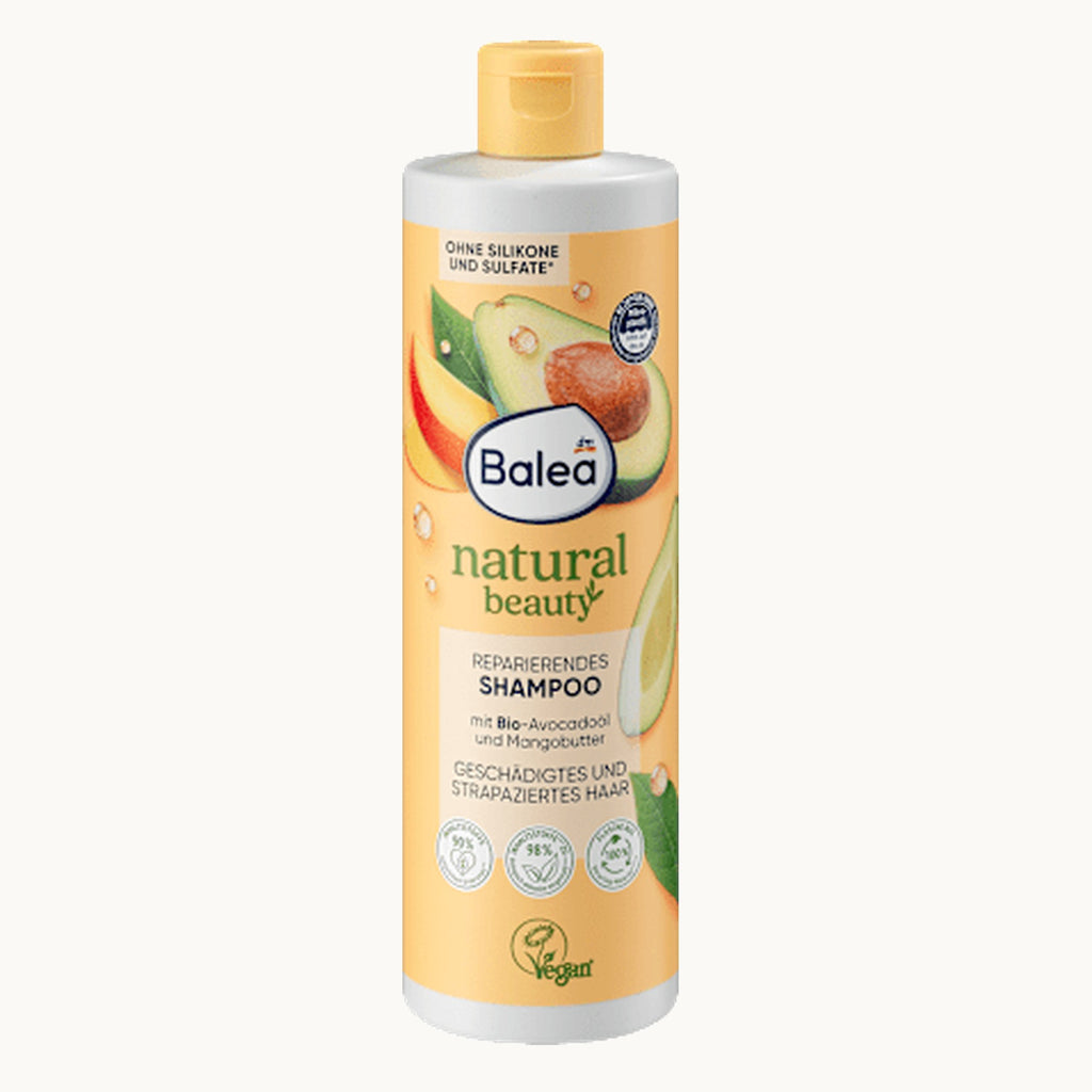 Balea Shampoo Natural Beauty Avocado-olie & Mangoboter, 400 ml