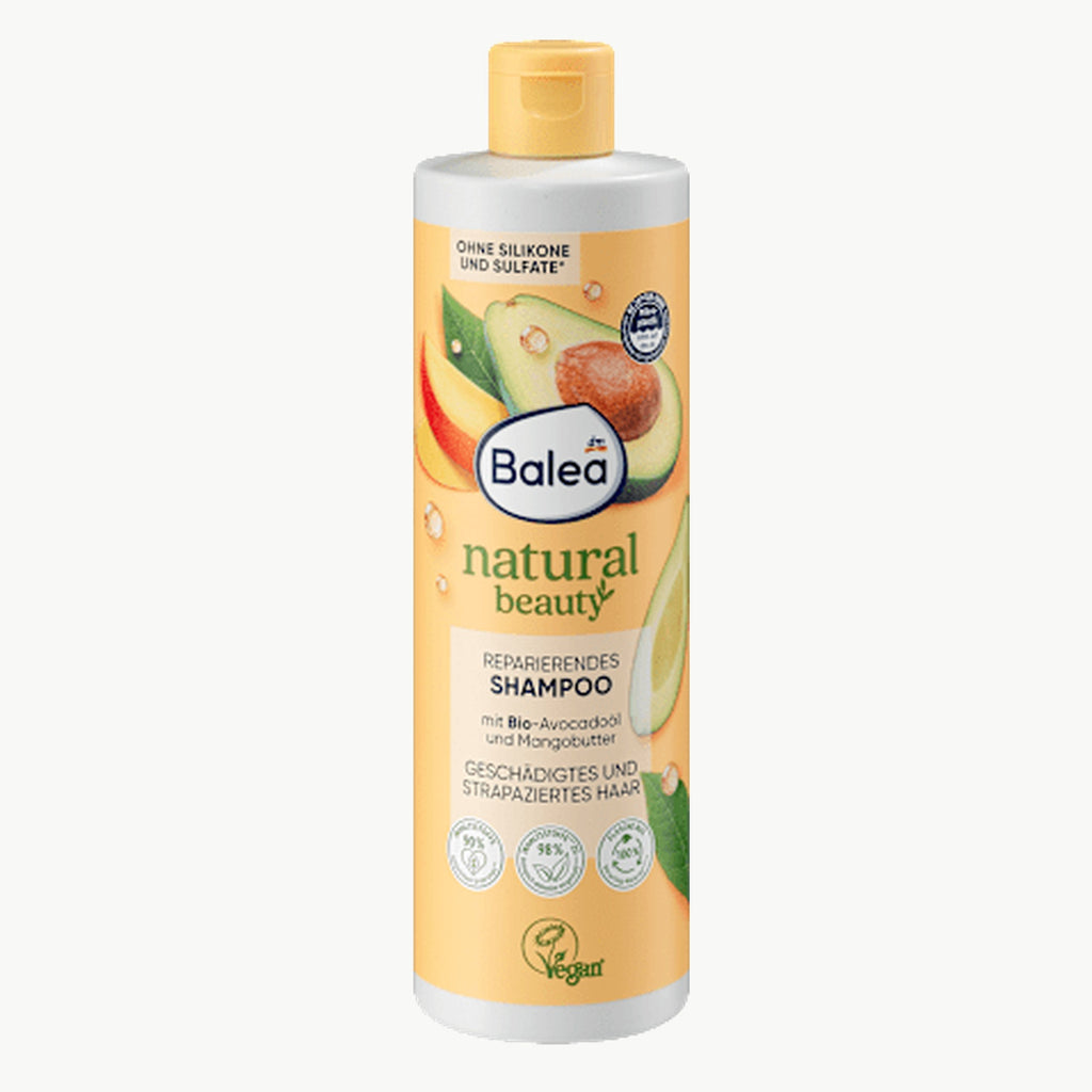 Balea Shampoo Natural Beauty Avocado-olie & Mangoboter, 400 ml