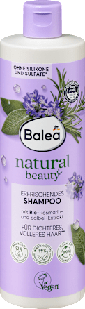 Balea Shampoo Natural Beauty Verfrissende Kruiden, 400 ml