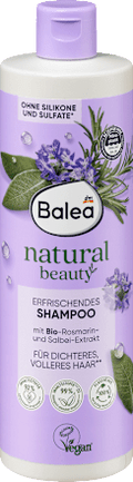Balea Shampoo Natural Beauty Verfrissende Kruiden, 400 ml