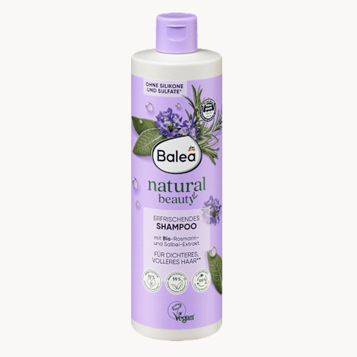 Balea Shampoo Natural Beauty Verfrissende Kruiden, 400 ml