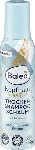 Balea droogshampoo schuim Sensitive voor hoofdhuid, 150 ml