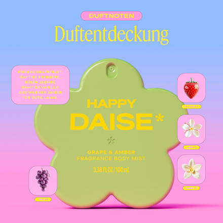 Daise Koerperspray Body Mist Happy Daise, 100 ml – afbeelding 2
