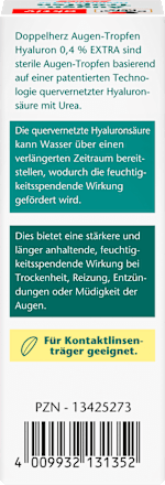 Doppelherz Oogdruppels Hyaluron 0 4 Procent – afbeelding 2