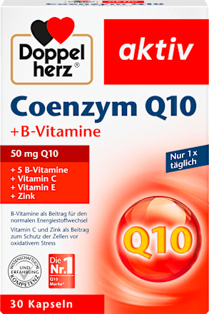 Doppelherz Coenzym Q 10 + B-Vitamine Kapseln 30 St, 12,5 g Voedingssupplement
