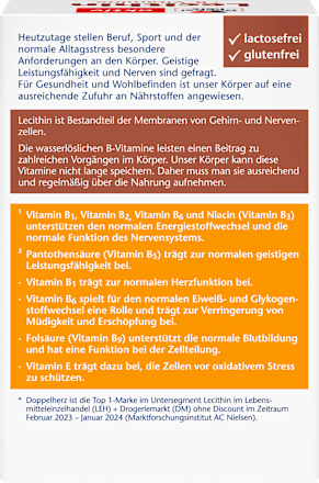 Doppelherz Lecithin + B-Vitamine Kapseln 40 St, 41,6 g Voedingssupplement – afbeelding 2