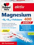 Doppelherz Magnesium 400 Vitamine B6 B12 Folsaeure Direktgranulat 20 st