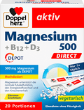 Doppelherz Magnesium 500 B12 D3 Direct Granulaat 20 stuks