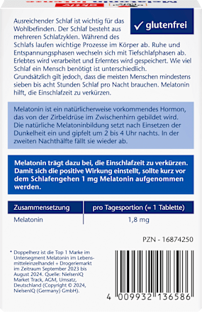 Doppelherz Melatonine Intense Mini Tabletten 40 stuks – afbeelding 2