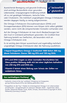 Doppelherz Omega 3 Visolie 1000 Capsules 80 stuks – afbeelding 2