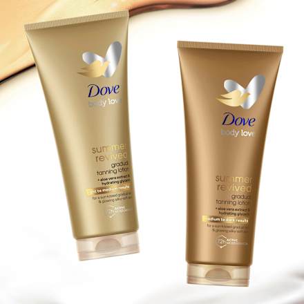 Dove bodylotion Tanning Medium To Dark – afbeelding 2