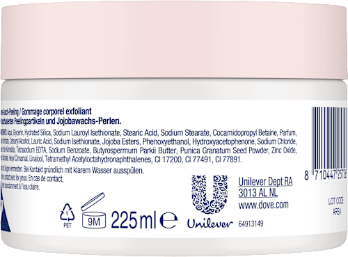 Dove Bodyscrub Granaatappel & Sheabutter, 225 ml – afbeelding 2
